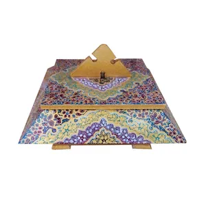 جعبه جواهرات استخوانی طرح تذهيب کد B 278