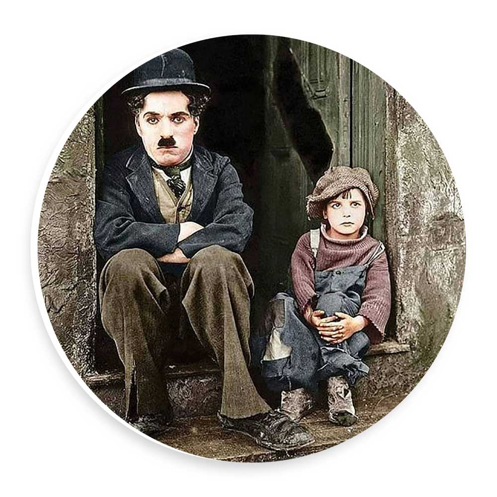 دیوارکوب طرح چالی چاپلین مدل wtb296