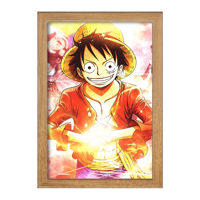 تابلو خندالو مدل لوفی انیمه وان پیس One Piece  کد 17288