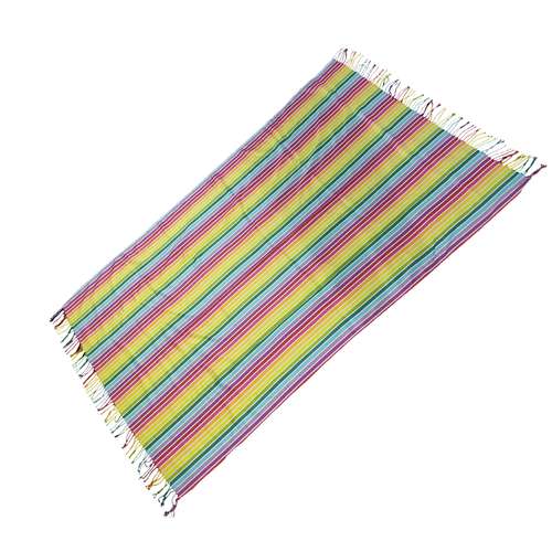 حوله حمام باف یزد مدل رنگین کمان کد 27 سایز 100x170 سانتیمتر