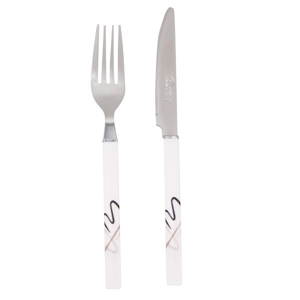 ست کارد و چنگال میوه خوری 12 پارچه یونی هوم مدل سانژ ست کارد و چنگال میوه خوری 12 پارچه یونی هوم مدل سانژ