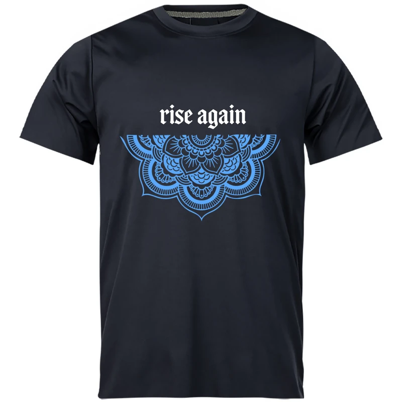 تی‌شرت آستین کوتاه مردانه مدل 2 rise again