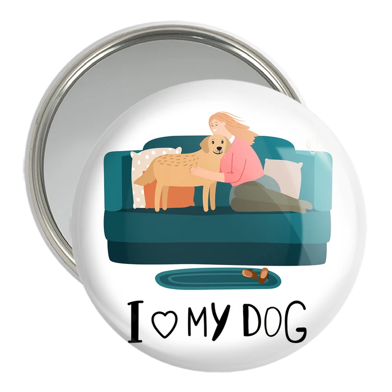 آینه جیبی خندالو مدل حمایت از حیوانات کد 27385