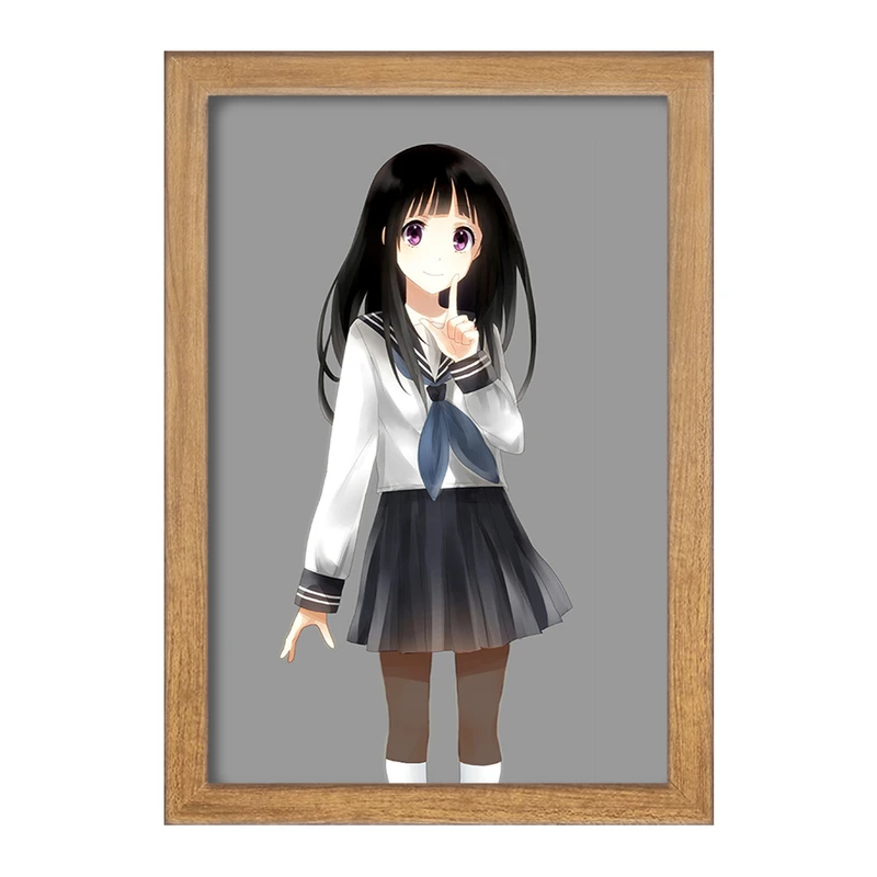 تابلو خندالو مدل چیتاندا انیمه هیوکا Hyouka  کد 17088