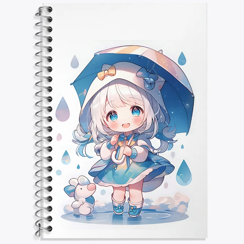 دفتر لغت 50 برگ خندالو طرح دخترانه کیوت کد N5256