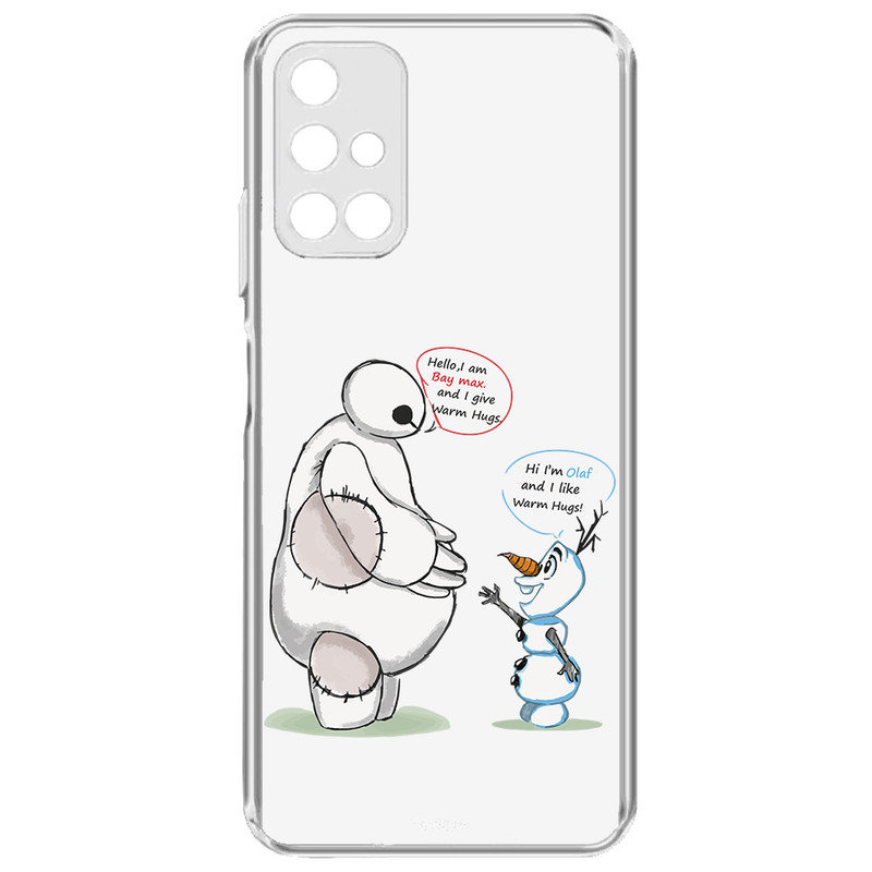 کاور طرح Olaf & Baymax مناسب برای گوشی موبایل سامسونگ Galaxy A71 
