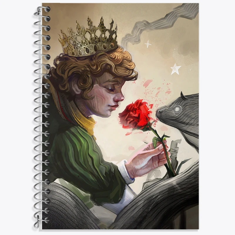 دفتر لغت 50 برگ خندالو طرح شازده کوچولو کد F1265