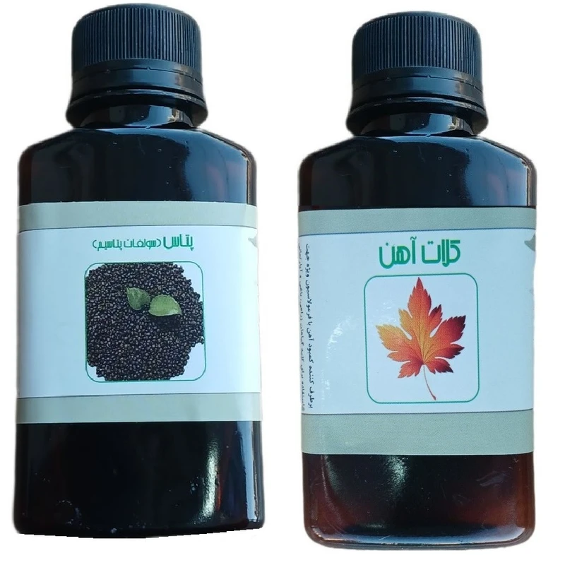 کود مایع پتاس و کلات آهن مدل life drop حجم 110 میلی لیتر