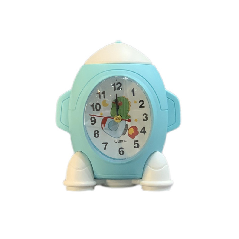 ساعت رومیزی عقربه‌ای مدل موشک زنگ دار