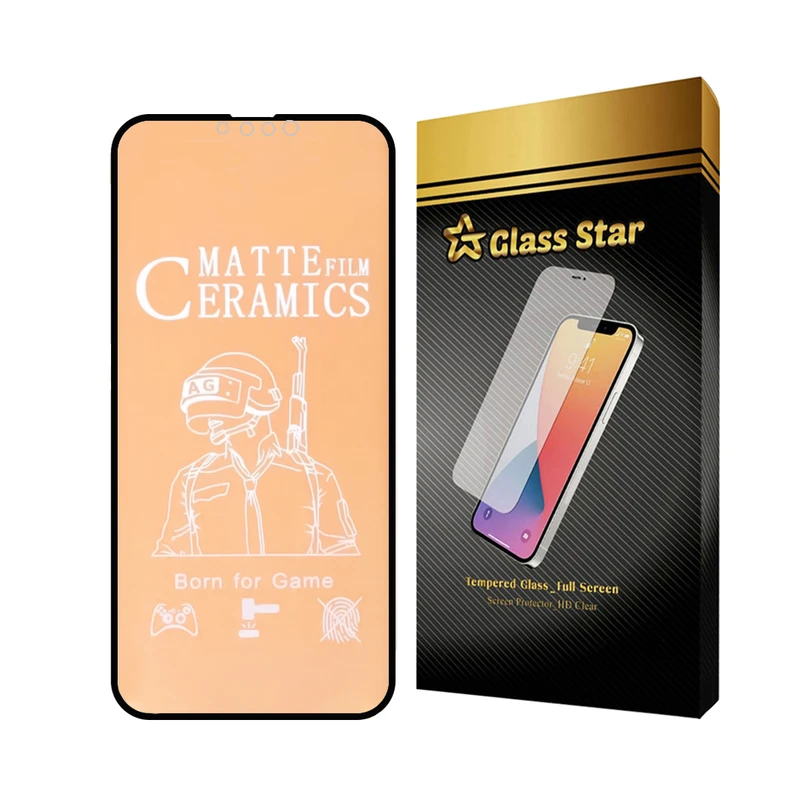 محافظ صفحه نمایش مات گلس استار مدل CERMAG مناسب برای گوشی موبایل اپل iPhone 13 Pro /13 /14