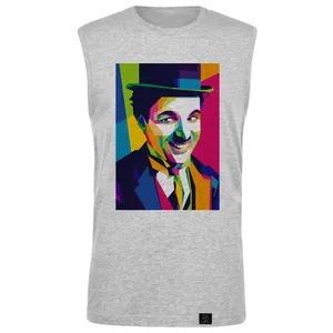 تاپ مردانه 27 مدل Charlie Chaplin Painting کد MH960