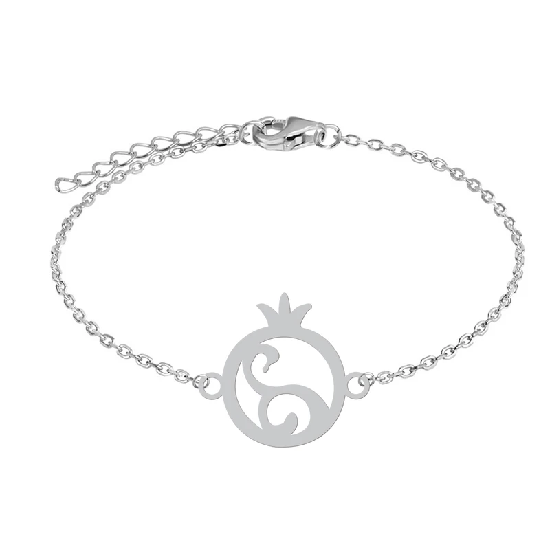 دستبند زنجیری زنانه هایکا مدل انار کد dh83