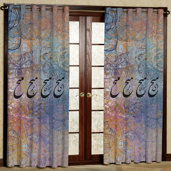 پرده مدل مخمل پانچی کد 7464 سایز 280x140 سانتی متر