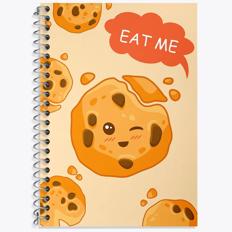 دفتر لغت 50 برگ خندالو طرح کوکی بامزه کد N1385