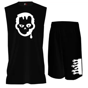 ست تاپ و شلوارک مردانه مدل زامبی کد BTPM041