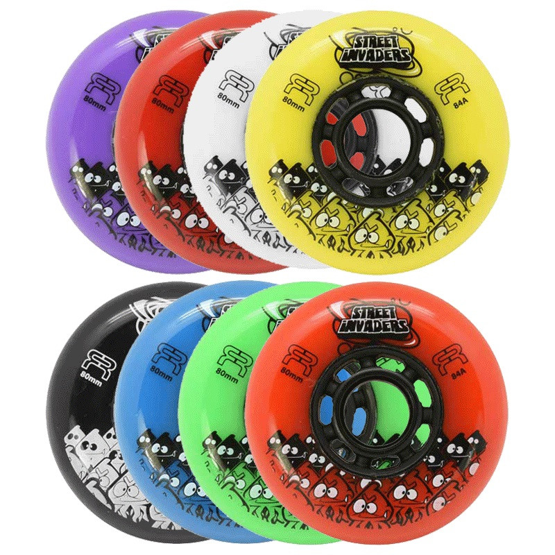 چرخ اسکیت سبا مدل STREET INVADERS 80MM بسته 4 عددی