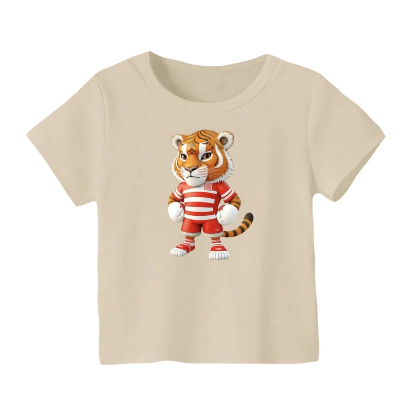 تی شرت آستین کوتاه بچگانه مدل ببر کد ۵