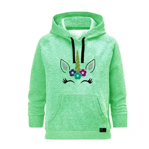 هودی زنانه مدل تکشاخ کد B7 رنگ سبز