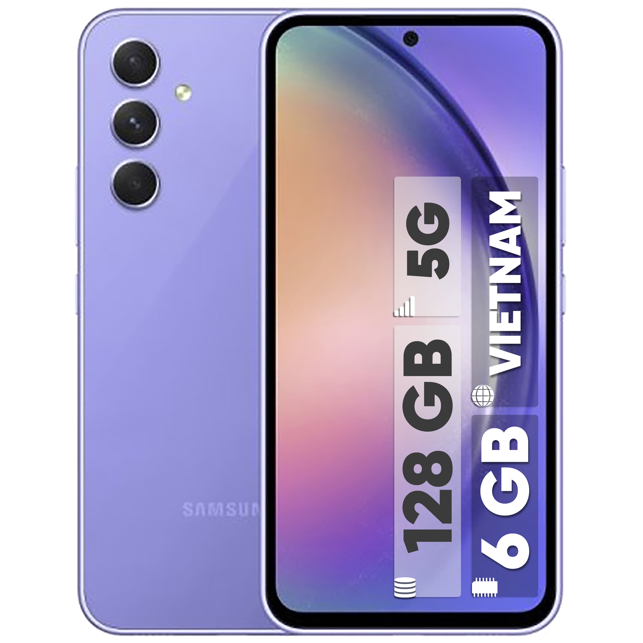 گوشی موبایل سامسونگ مدل Galaxy A54 5G دو سیم کارت ظرفیت 128 گیگابایت و رم 6 گیگابایت - ویتنام