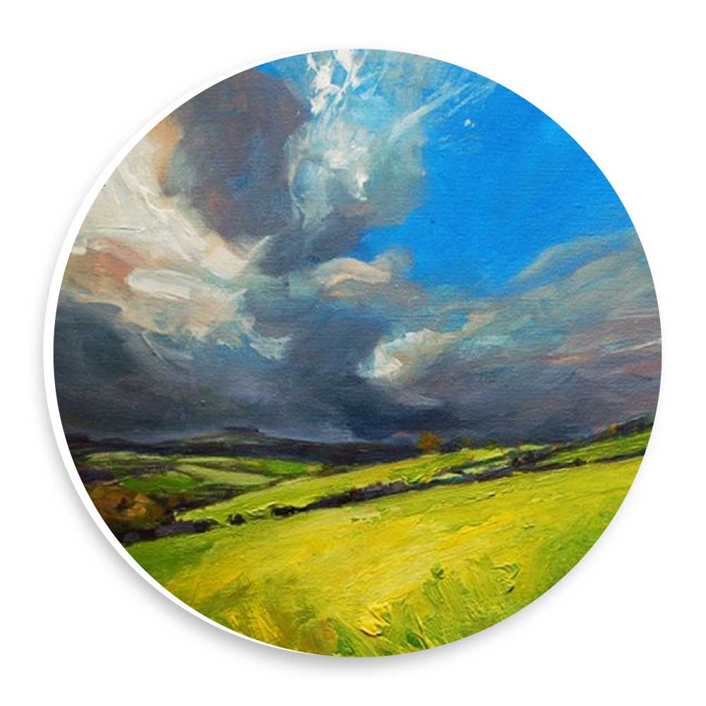  دیوارکوب طرح نقاشی طبیعت مدل wtb1094