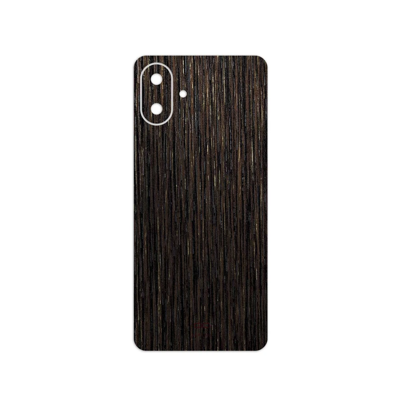 برچسب پوششی ماهوت مدل Dark-Gold-Stripes-Wood مناسب برای گوشی موبایل سامسونگ Galaxy A07