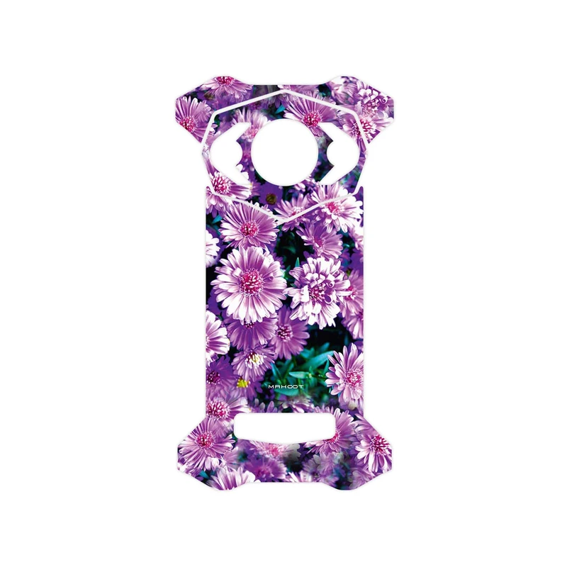 برچسب پوششی ماهوت مدل Purple_Flower مناسب برای گوشی موبایل دوجی S98 Pro