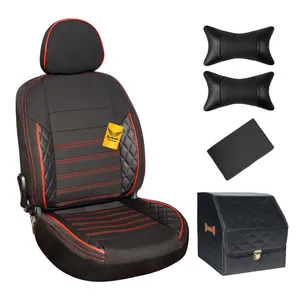 روکش صندلی خودرو سوشیانت مدل سورنا مناسب برای پژو 405 به همراه پشت گردنی و باکس صندوق و دورفرمان