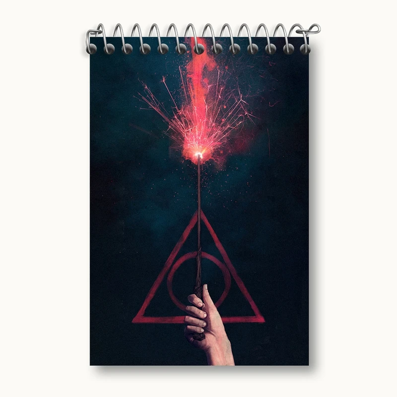 دفتر یادداشت 50 برگ خندالو مدل هری پاتر (Harry Potter) کد F848