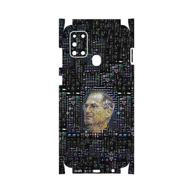 برچسب پوششی ماهوت مدل Collage of Steve Jobs 2-FullSkin مناسب برای گوشی موبایل سامسونگ Galaxy A21s