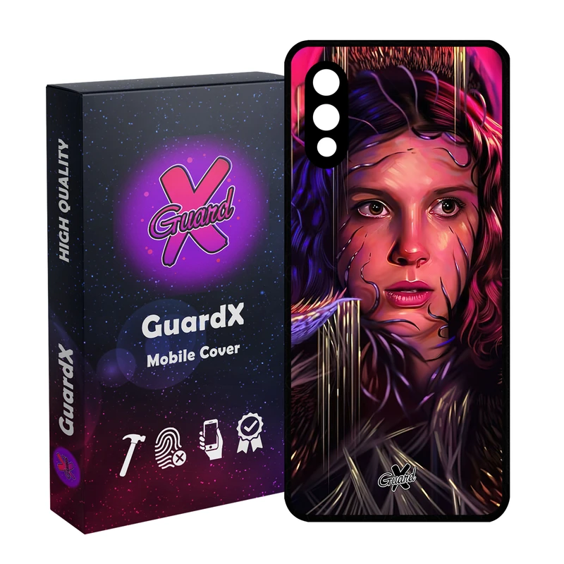 کاور گارد ایکس طرح Stranger Things مدل Glass10462 مناسب برای گوشی موبایل سامسونگ Galaxy A02 / M02