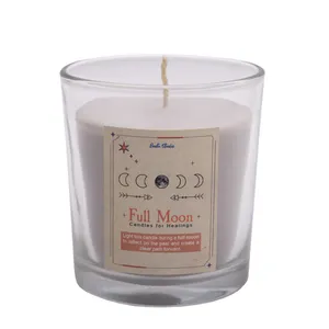 شمع لیوانی مدل مدیتیشن ماه کامل