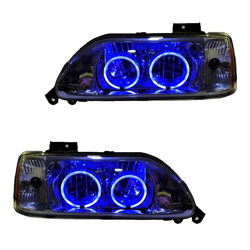 چراغ جلو خودرو گروه پژوهش صنعت مدرن مدل 3D-Ring-B مناسب برای پراید بسته دو عددی