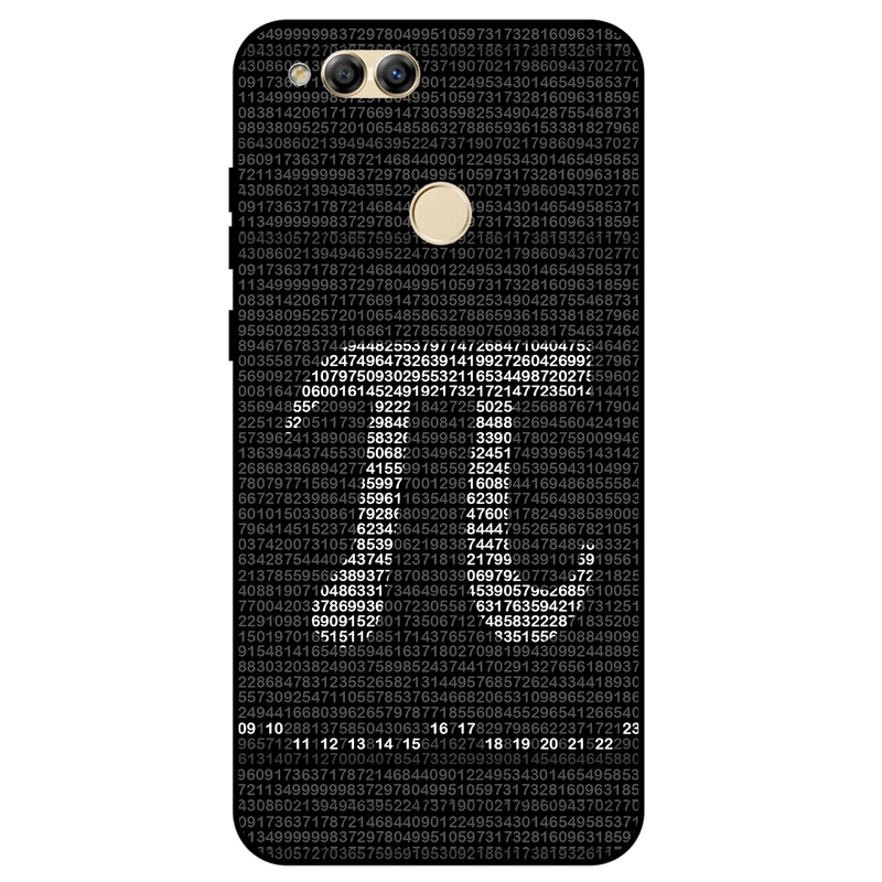 کاور مگافون طرح عدد پی مدل 7240 مناسب برای گوشی موبایل آنر 7x