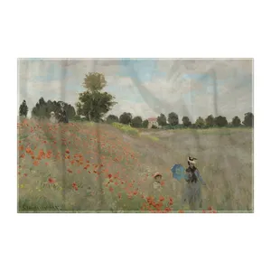 کاغذ کادو ترمه طراحان ایده مدل دشت شقایق از مونه کد art0226 سایز 57x37 سانتی متر