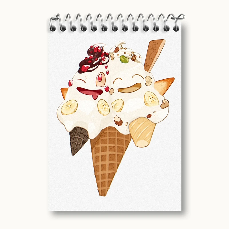 دفتر یادداشت 50 برگ خندالو مدل بازی پوکمون (pokemon) کد 32714