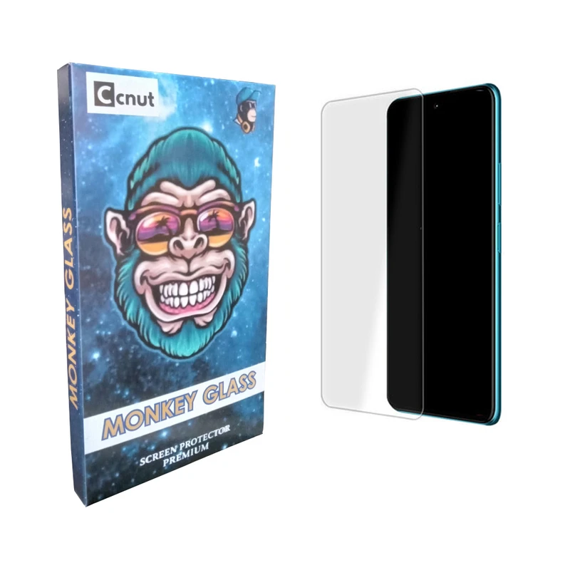 محافظ صفحه نمایش شیشه ای کوکونات مدل مانکی مناسب برای گوشی موبایل سامسونگ Galaxy A51 / A52 / A52S 5G / M31S / S20FE