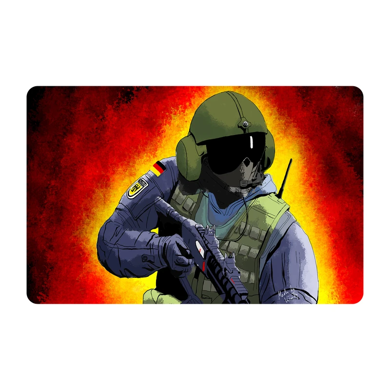 ماوس پد طرح Rainbow Six مدل mpb800