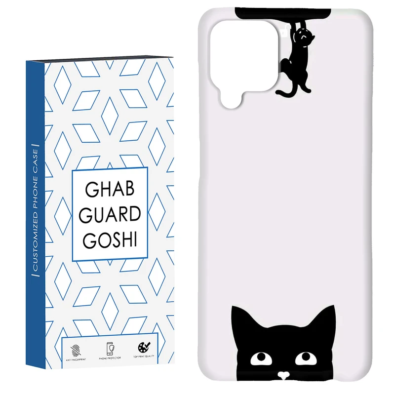 کاور قاب گارد گوشی طرح گربه کد Dimo-872 مناسب برای گوشی موبایل سامسونگ Galaxy A12 / Galaxy M12