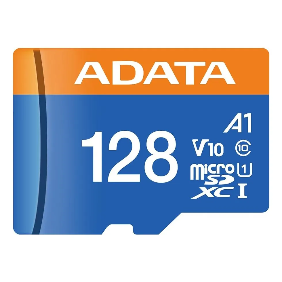 کارت حافظه microSDXC ای دیتا مدل Premier V10 A1 کلاس 10 استاندارد UHS-I سرعت 100MBps ظرفیت 128 گیگابایت