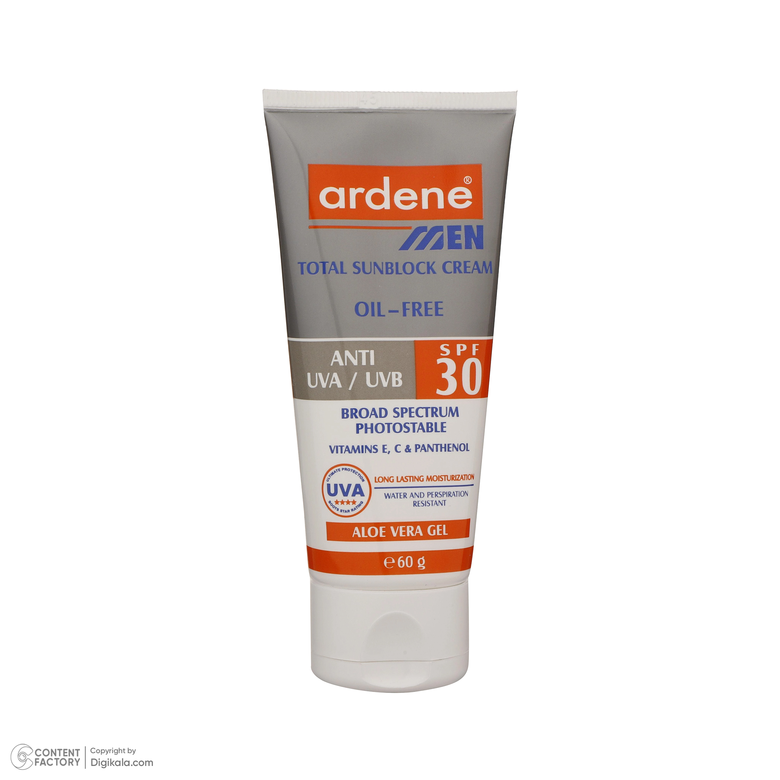 کرم ضد آفتاب بدون رنگ آقایان آردن SPF30 محافظ UVA ،UVB، ضد آب، مناسب انواع پوست وزن 60 گرم -  - 11