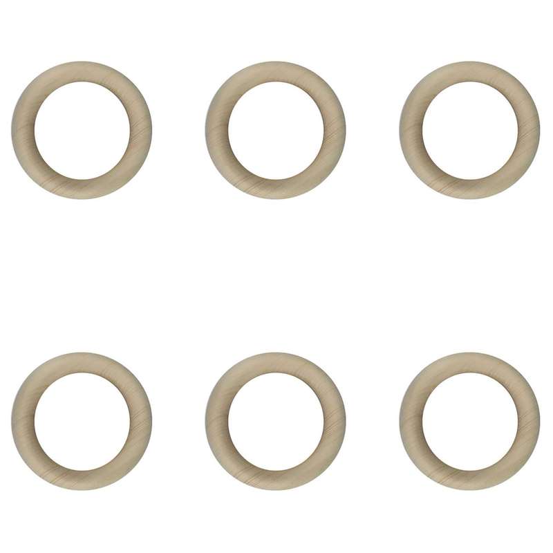 حلقه دستمال سفره مدل 020 بسته 6 عددی