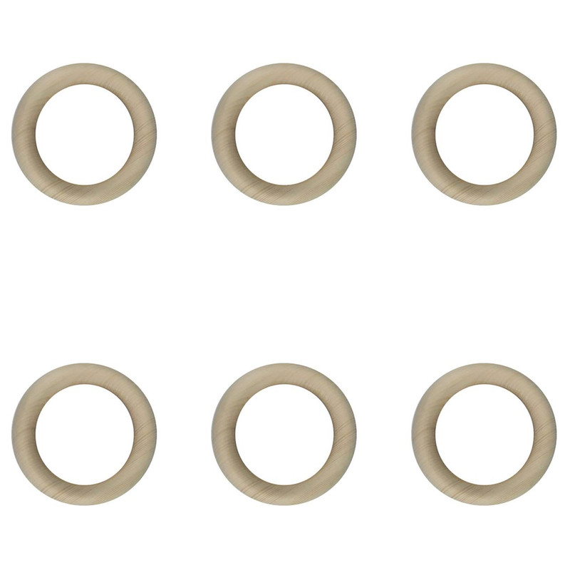 حلقه دستمال سفره مدل 001 بسته 6 عددی