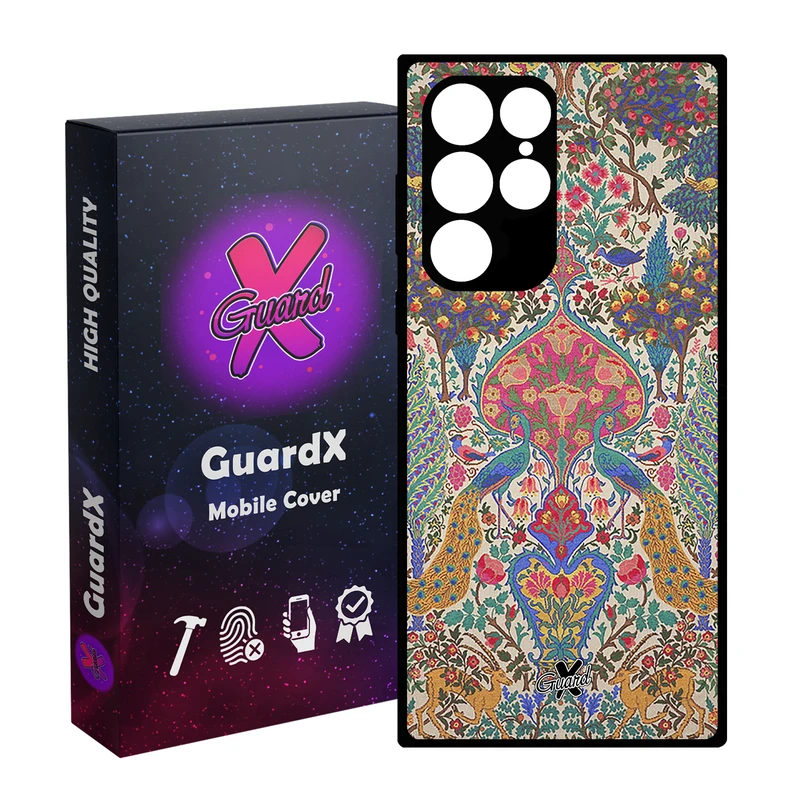 کاور گارد ایکس طرح سنتی مدل Glass10225 مناسب برای گوشی موبایل سامسونگ Galaxy S23 Ultra