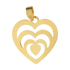 آویز گردنبند طلا 18 عیار زنانه نیوانی مدل AV007