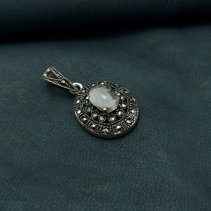 آویز گردنبند نقره زنانه مدل VM6483