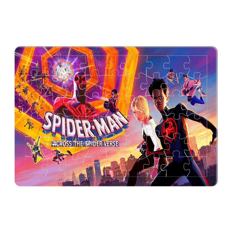 پازل 54 تکه هومرو مدل PL06 طرح انیمیشن مرد عنکبوتی