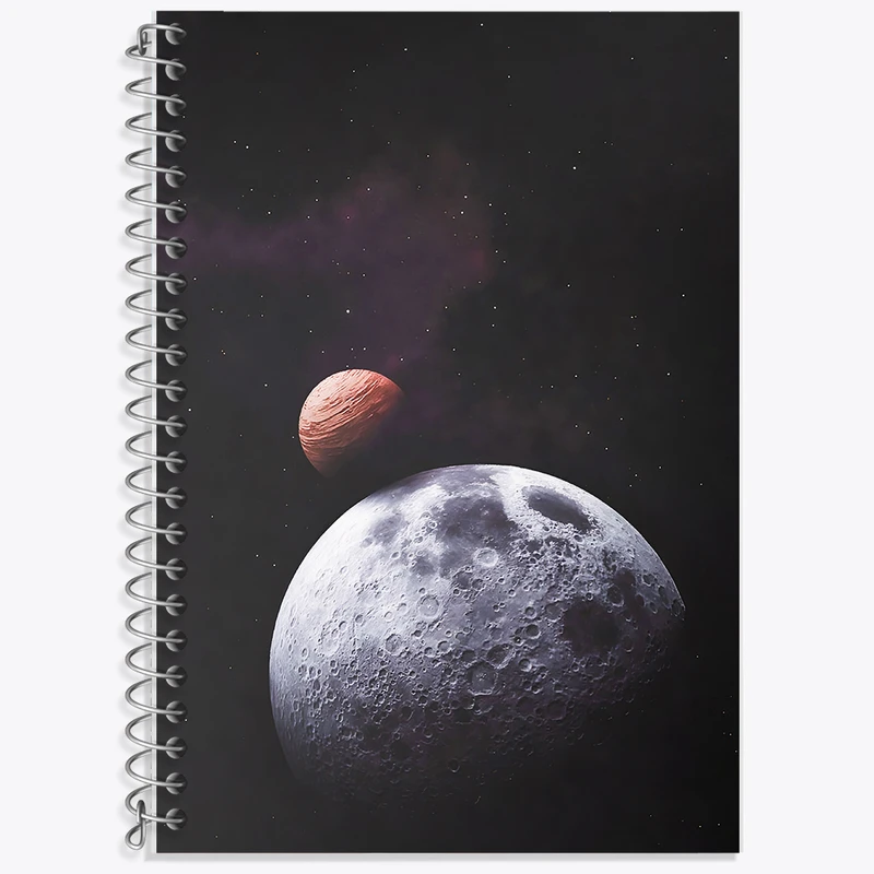 دفتر نت موسیقی 50 برگ خندالو طرح کهکشان (galaxy) کد F6721