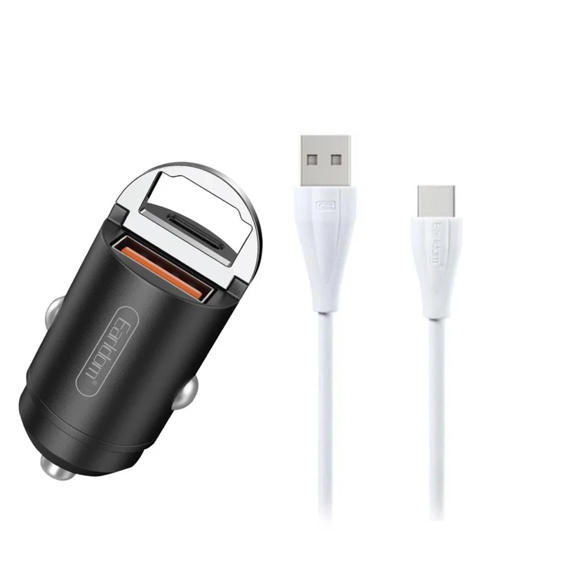 شارژر فندکی ارلدام مدل ES-CC3 به همراه کابل تبدیل microUSB