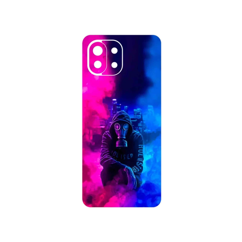 برچسب پوششی ماهوت مدل Smoke Rainbow Digital Art 2 مناسب برای گوشی موبایل شیائومی MI 11 LITE