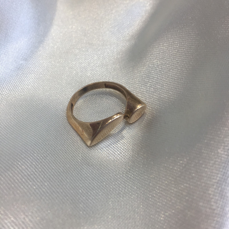 انگشتر دخترانه مدل ساده 2